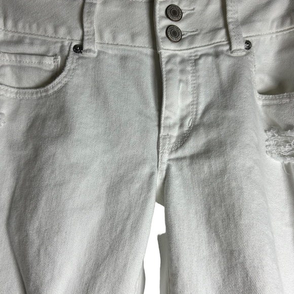 American Eagle Next Level Stretch Distressed Skinny Jeans Womens 4 - Picture 8 of 12